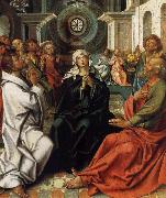 COECKE VAN AELST, Pieter Here descent of the holy spirit oil painting reproduction